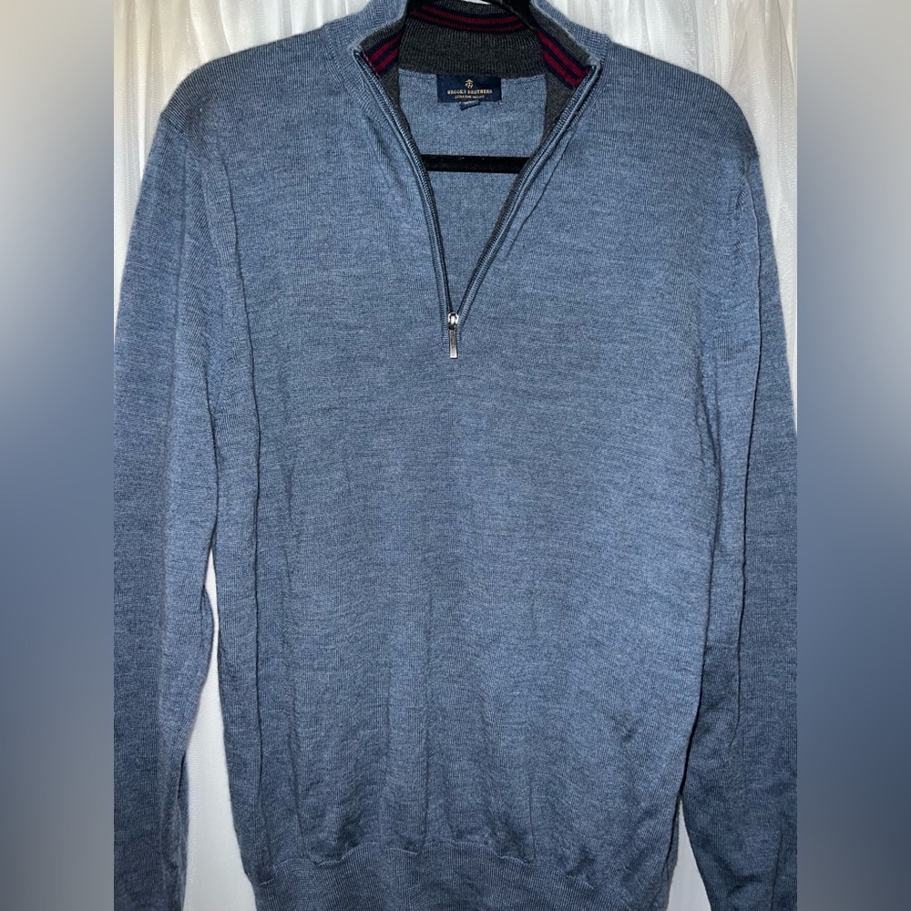 Brooks brothers merino wool quarter zip